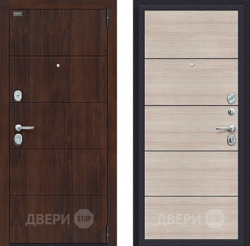 Входная металлическая Дверь Bravo Porta S-3 4/П50 (AB-6) Cappuccino Veralinga в Королёве