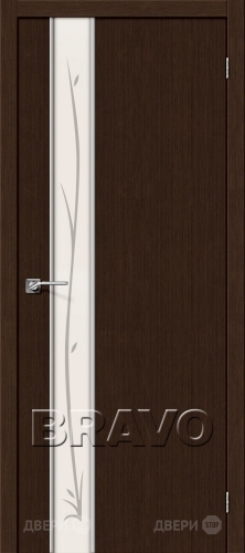 Межкомнатная дверь Глейс-1 Twig (3D Wenge) в Королёве