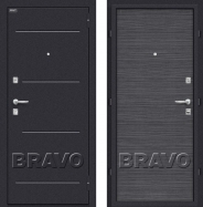 Дверь Bravo Оптим Кобра Black Wood 860х2050 мм