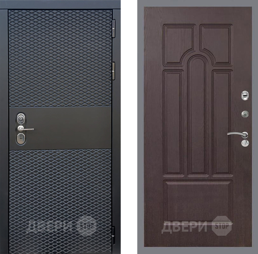 Входная металлическая Дверь Стоп БЛЭК CISA ФЛ-58 Венге в Королёве