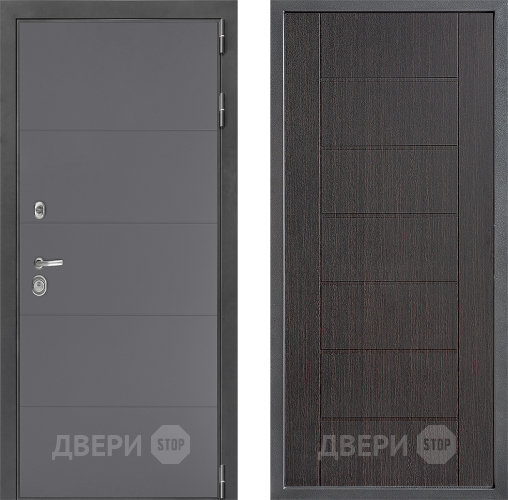 Входная металлическая Дверь Дверной континент ДК-3/649 ФЛ-Лайн Венге в Королёве