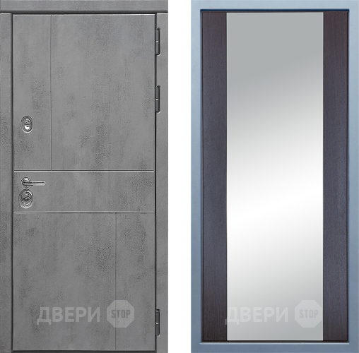 Входная металлическая Дверь Дива МД-48 Д-15 Зеркало Венге в Королёве