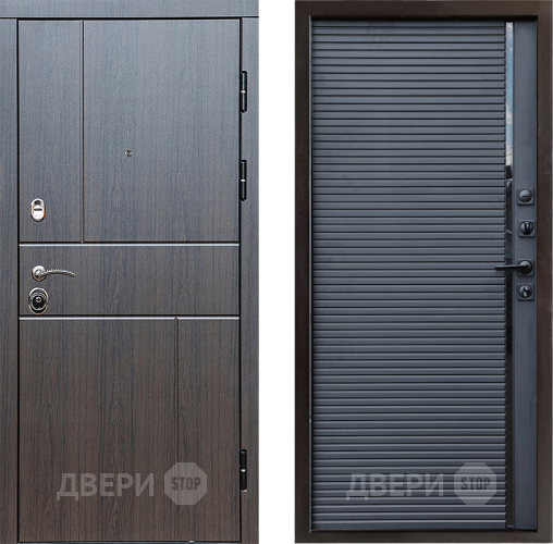 Входная металлическая Дверь Престиж Горизонт Венге Porte Черный кварц в Королёве