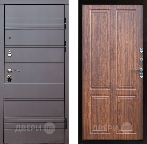 Входная металлическая Дверь Престиж Линия Браун Премиум Орех светлый в Королёве