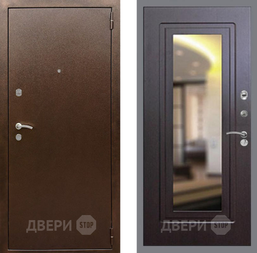 Дверь Рекс (REX) 1А Медный Антик FLZ-120 Венге в Королёве