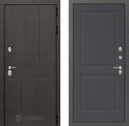 Дверь Лабиринт (LABIRINT) Urban 11 Графит софт