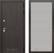 Дверь Лабиринт (LABIRINT) Urban 13 Грей софт